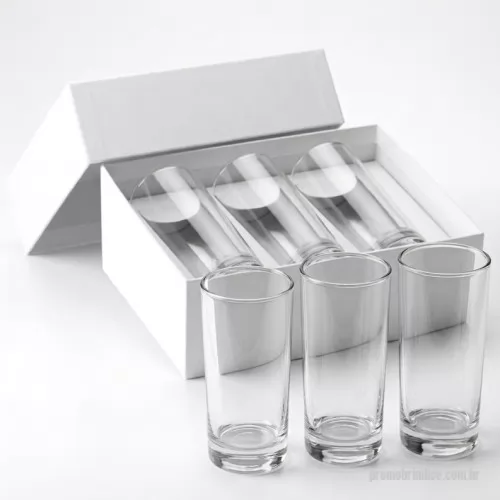 Kit copo personalizado - Kit Copo Long Drink 3 pçs