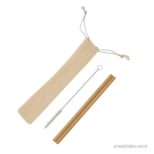 Kit costura personalizado - Kit Canudo em Bambu Personalizado