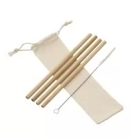 Kit Canudo em Bambu Personalizado