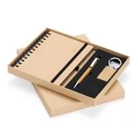 Kit de Caderno e Esferográfica