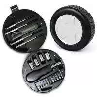 Kit Ferramentas c/ Estojo Formato Pneu