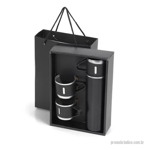 Kit Garrafa com Caneca personalizado - Kit com Garrafa e Caneca Personalizada