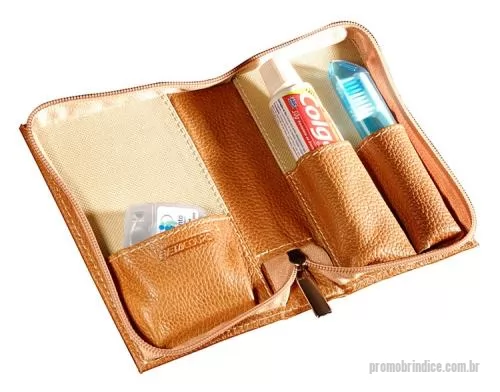 Kit higiene oral personalizado - Kit Bucal, com fecho de ziper, creme dental, escova e fio dental caixa.
