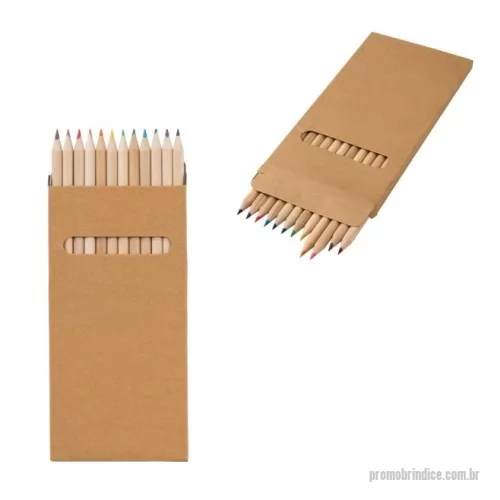 Kit lápis personalizado - Colorido, criativo e compacto! Este brinde é ideal para ações promocionais descontraídas, eventos infantis ou campanhas que despertam o lado lúdico da sua marca.