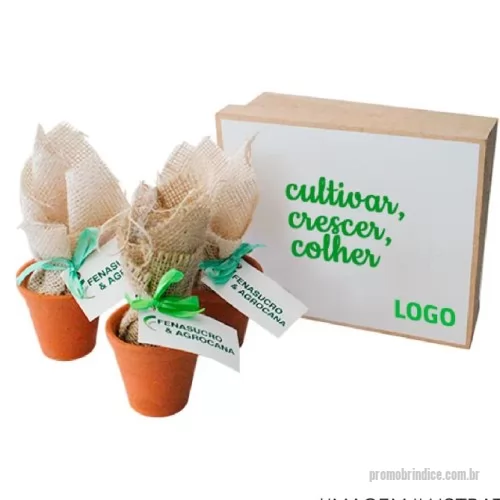 Kit planta personalizado - O Kit é um brinde corporativo personalizado sustentável. Sua marca preocupada com o meio ambiente, deixando sua pegada verde através de um kit que ficará na memora do seus clientes e ou colaboradores.