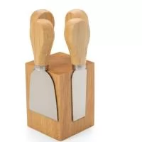 Kit Queijo 4 Peças - 14,9 x 7,5 cm