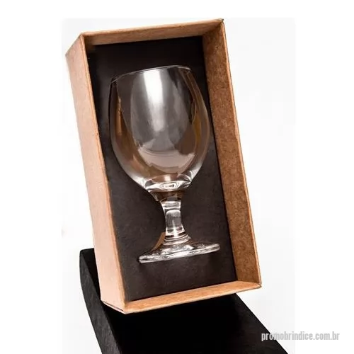Kit taça personalizado - Kit Taça personalizado em caixa de papel, Taça para Vinho. Gravação na taça e tampa da caixa.