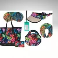 Fabricamos kits viagem personalizado,almofada de pescoço,bolsa de praia,mascara olhos,viseira,bones,toalha de praia,canga,