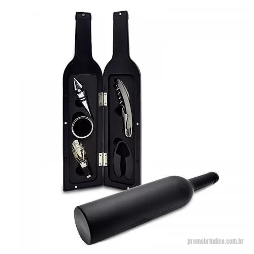 Kit vinho personalizado - Kit Vinho 5 pegas Promocional