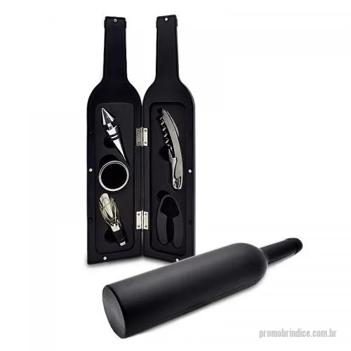 Kit vinho personalizado - Kit Vinho 5 Peças Personalizado