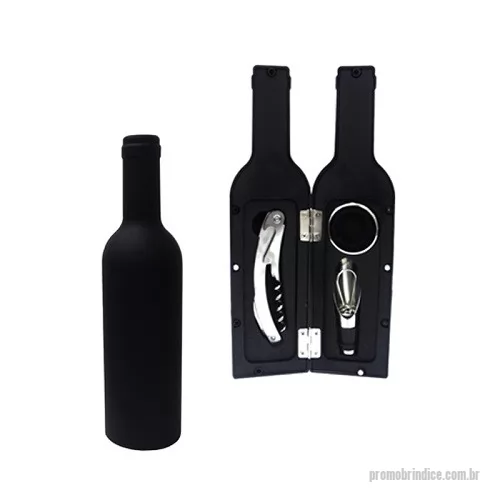 Kit vinho personalizado - Kit Vinho 3 Peças