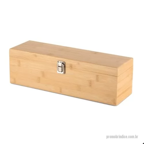 Kit vinho personalizado - Kit Vinho Bambu 4 Peças