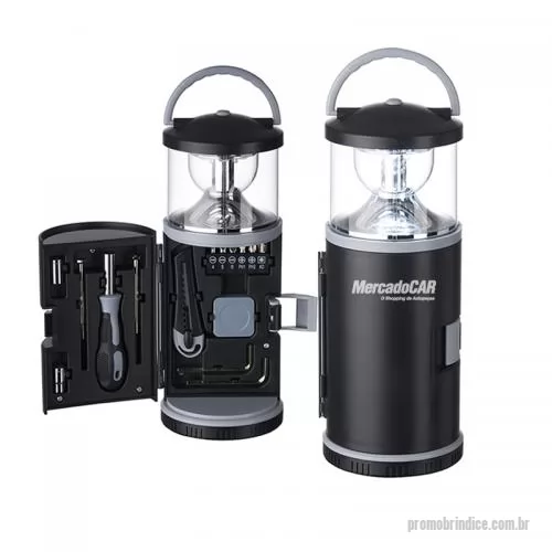 Lanterna personalizada - Lanterna led com Kit Ferramentas 15pçs Personalizada