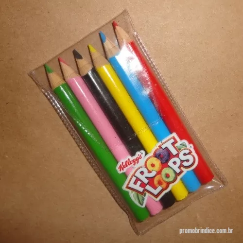Lápis de cor personalizados - Conjunto de 1/2  lápis de cor ou tamanho grande, à granel ou em embalagem de PVC ou caixa de papel duplex.