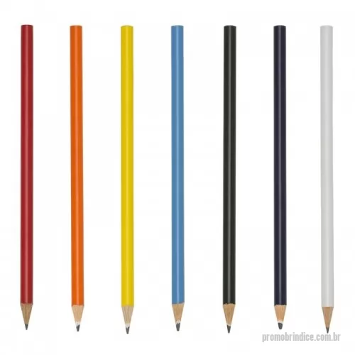 Lápis personalizados - Lápis resinado colorido de grafite preto.