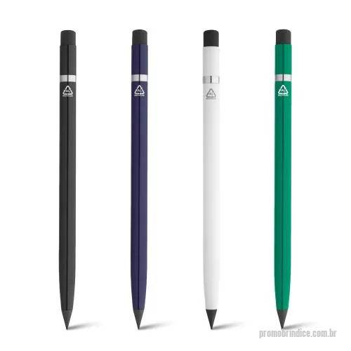 Lápis personalizados - Lápis Infinito com Corpo em Metal Personalizado