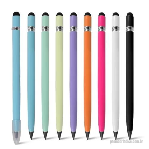 Lápis personalizados - Lápis Infinito com Corpo em Metal Personalizado