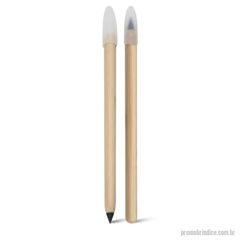 Lápis personalizados - Lápis com Escrita Infinita de Bambu Personalizado