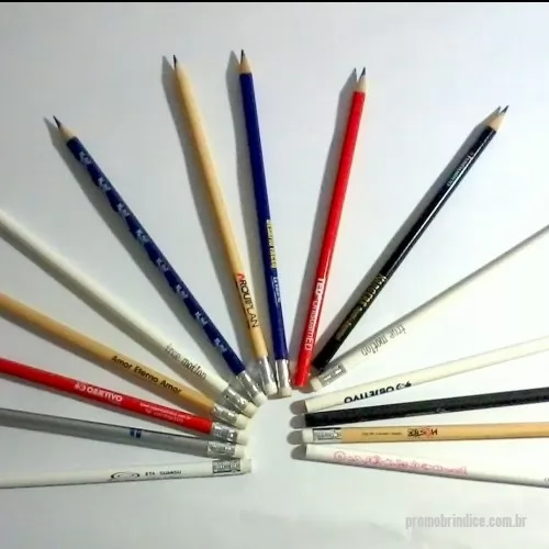Lápis personalizados - Lápis com e sem Borracha