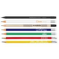Lápis Colorido Ecológico com Borracha Personalizado Dimensões: 0,7 cm x 18,9 cm