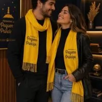 FABRICAMOS LENÇOS PERSONALIZADOS EM LÃ DE VISCOSE SEDA ,ALGODÂO 