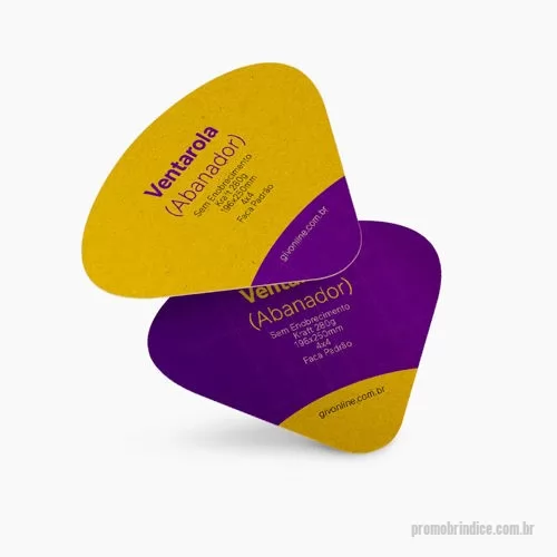 Leque personalizado - Leque , ventarola em Papel TRIPLEX  impressão 4x4 cores 