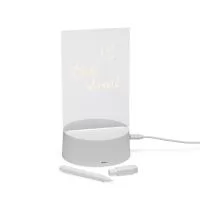 Luminária de Mesa com Quadro de Mensagens em LED Personalizada