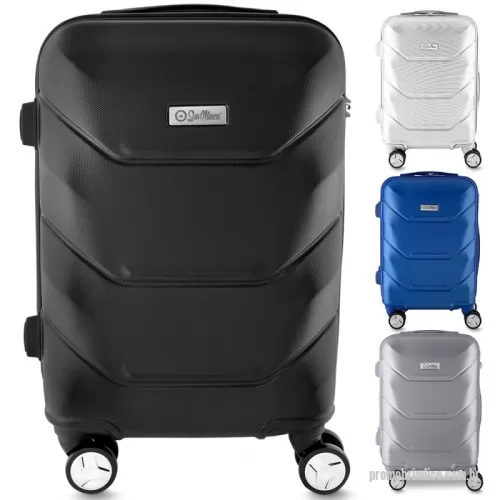 Mala de Bordo personalizada - Personalize sua experiência com a Mala de Bordo personalizada Exclusiva, feita em ABS ultra resistente para máxima durabilidade. Com forro em poliéster e sistema de carrinho em aço, garante praticidade e conforto no transporte. Conta com alças laterais e superiores, quatro rodas 360° para máxima mobilidade e cadeado numérico embutido, proporcionando segurança e tranquilidade em todas as suas viagens.