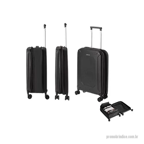 Mala de Bordo personalizada - Mala de Bordo Slim com design retrátil e espessura ajustável exclusivo- corpo em ABS perfeita e fácil para armazenar sua bagagem- possui puxador retrátil com 2 estágios e 4 rodas de 360°. Personalize já a sua!