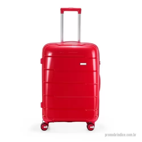 Mala de viagem personalizada - Mala de viagem Personalizada 06068 com sua logomarca. 20 anos ajudando a cotar Brindes Promocionais com várias empresas num único clique. Mala de viagem 66 litros em plástico PP (casca dura), contém cadeado numérico TSA. Compartimentos com bolso telado e cinta compressora para roupas. A mala possui duas alças de mão, puxador retrátil com regulagem de tamanho, quatro rodinhas 360º e apoios laterais. Acompanha placa para personalizaçãoMala de viagem 66 litros em plástico PP (casca dura), contém cadeado numérico TSA. Compartimentos com bolso telado e cinta compressora para roupas. A mala possui duas alças de mão, puxador retrátil com regulagem de tamanho, quatro rodinhas 360º e apoios laterais. Acompanha placa para personalizaçãoMala de viagem Personalizada, 179207, Bets Brindes. Clique e Cote no Portal PromoBríndice!