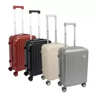 Descrição: Pensada para tornar as viagens mais práticas e confortáveis, esta mala esta mala feita em plástico ABS+ PC combina estrutura resistente com design exclusivo e espaço para personalização. Leve e ideal para acompanhar suas viagens, ela conta com espaço interno com divisória, que contém bolso em tela e outro espaço com cinta compressora para manter tudo no lugar. Além disso, conta com 4 apoios laterais para descanso e 4 rodas com giro 360°, oferecendo facilidade de locomoção em qualquer direção. Seu puxador ergonômico ajustável, alça de mão e cadeado TSA garantem máxima proteção e mobilidade. A escolha perfeita para quem busca uma mala espaçosa, fácil de manusear e proporciona praticidade e segurança durante as viagens.  Altura :  52 cm  Largura :  30 cm  Profundidade :  25 cm  Comprimento :  Alça: 45,5 cm