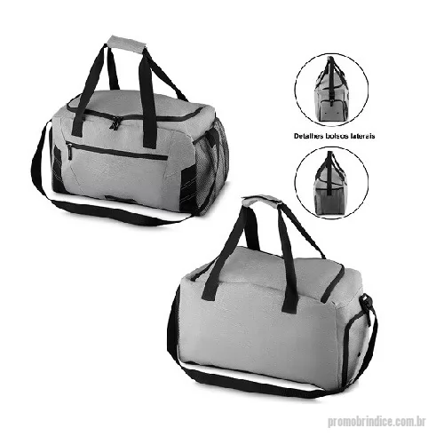 Mala personalizada - Mala Esportiva com Bolso Frontal e Bolso Lateral