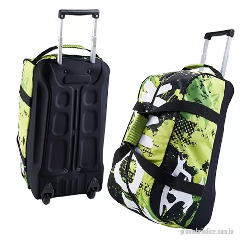 Mala personalizada - Sacola de viagem confeccionada em um tecido exclusivo da Rampazzo, o ZZPoli, que é uma combinação resistente e inovadora entre o nylon e a helanca. Fechamento por zíper duplo; possui duas alças laterais longas e uma mais curta, facilitando seu transporte  Presente perfeito para um público viajante que precisa de uma mala de mão que seja fácil de carregar e que caiba itens essenciais para o passeio ou ainda para um público esportista que a usará em ginásios ou para transportar seus acessórios esportivos. Aqui sua marca ganha destaque e seus parceiros ficam satisfeitos com a utilidade do brinde corporativo!