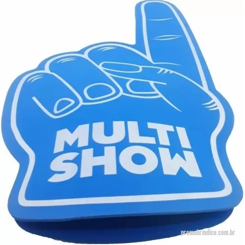Mão para evento personalizado - Mãos para Evento 27x42 cm Em EVA de 2,5 mm de espessura.  Acabamento corte e vinco 