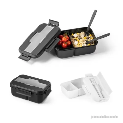 Marmita personalizada - Marmita em PP com capacidade até 1 L. A tampa tem um compartimento para talheres (inclusos). A caixa é apta para micro-ondas (retirar tampa). Não aconselhável para líquidos. Certificação EU Food Grade. 210 x 145 x 80 mm