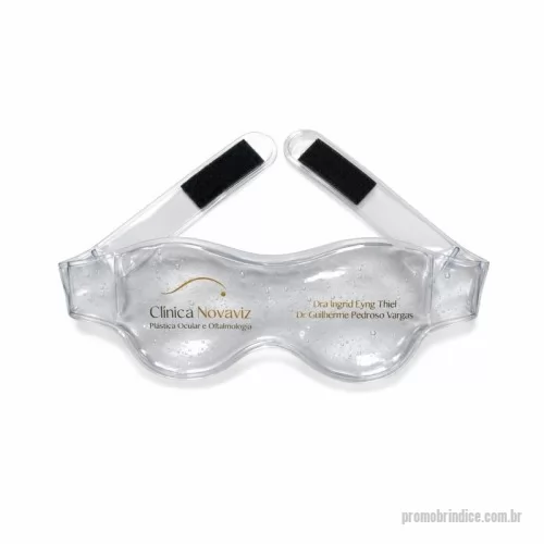 mascara com gel personalizada - Máscara com gel - Personalizada - 30x10cm