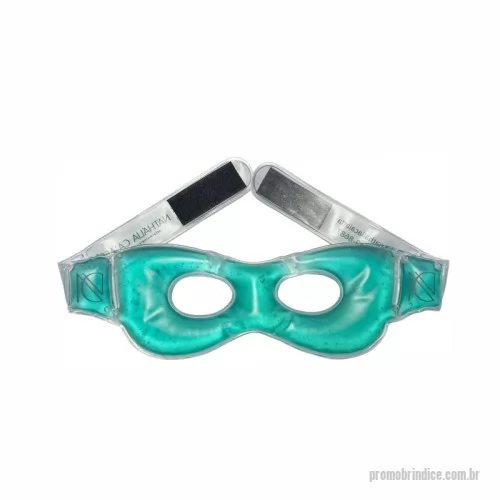 mascara com gel personalizada - MÁSCARA DE GEL ABERTURA OCULAR - GELOX - 30X10 CM - GEL CLÍNICO - MATERIAL PVC - LOGO DE SUA PREFERÊNCIA 
