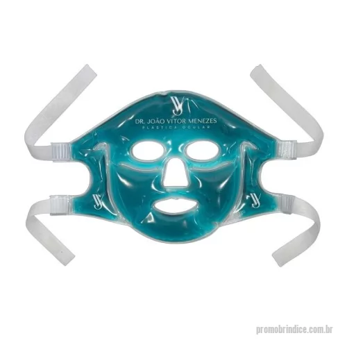 mascara com gel personalizada - MÁSCARA DE GEL FACIAL - GELOX - 34,5X21,5 CM - GEL CLÍNICO - MATERIAL PVC - LOGO DE SUA PREFERÊNCIA 