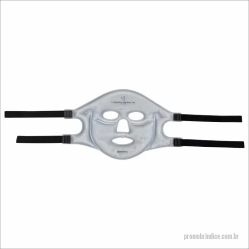 mascara de gel personalizada - Máscara gel facial -  fosca - com velcro personalizada - tamanho - 34,5x21,5