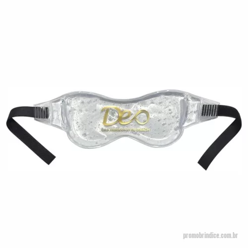 mascara de gel personalizada - MÁSCARA DE GEL TIRA VELCRO - GELOX - 35X11 CM - GEL CLÍNICO - MATERIAL PVC - LOGO DE SUA PREFERÊNCIA 