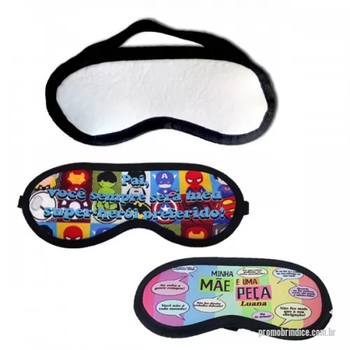 Máscara para dormir de neoprene personalizada - Mascara De Dormir, Personalize  Com Sua Arte, Logo Ou Ate Estampa