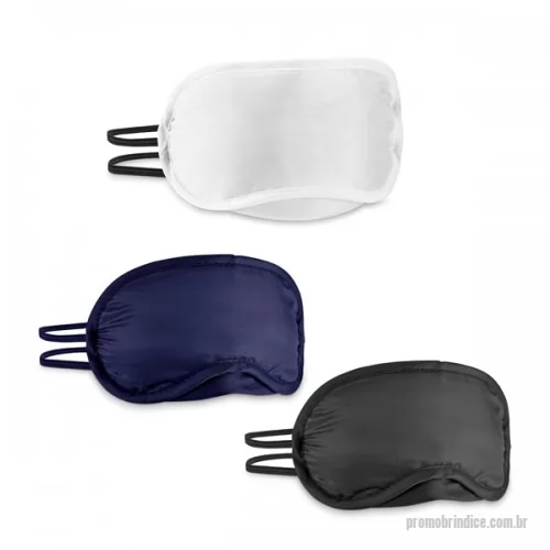 Máscara para dormir personalizada - Máscara para dormir 190T com interior almofadado na medida de  185 x 90 mm