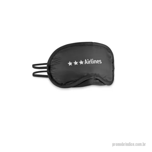 Máscara para dormir personalizada - Máscara para dormir em 190T com interior almofadado. 185 x 90 mm