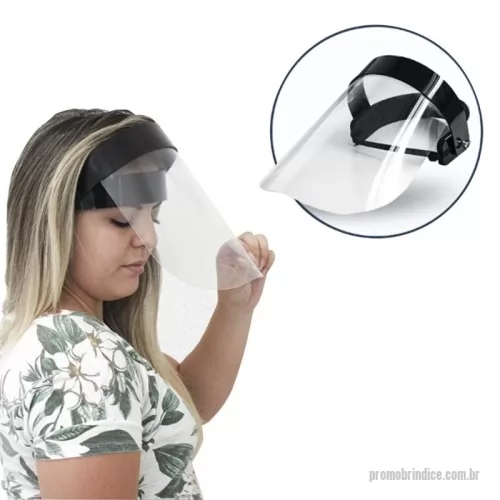 Máscaras face shield personalizadas - Máscara Face Shield Retrátil