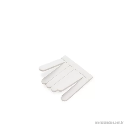 Minilixa de unha personalizada - Kit com seis lixas pequenas para unhas com miolo em EVA.