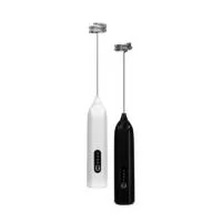 Descrição: Misturador recarregável multiuso. Possui corpo em plástico ABS, painel frontal com botão de acionamento e indicadores em LED, além de batedor removível em inox 304. Acompanha cabo USB-C para carregamento.  Altura :  23,4 cm  Largura :  3 cm  Profundidade :  2,8 cm