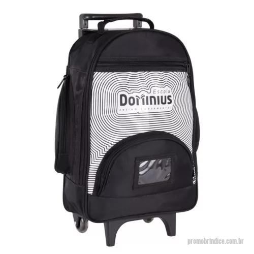 Mochila com carrinho personalizada - Mochila personalizada. Todos nossos produtos são de fabricação própria podendo ser alterado, medidas, materiais, cores e detalhes do produto. Tambem personalizamos o item como preferir, trabalhamos com diversos métodos de gravação, proporcionando uma linda apresentação do produto. Faça já seu orçamento e receba um atendimento premium.