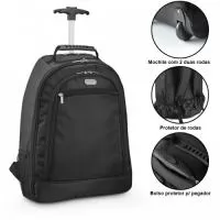 Mochila Carrinho Trolley com Porta Notebook