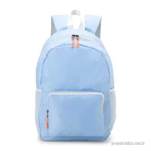 Mochila dobrável personalizada - Funcional e resistente à água, nossa mochila dobrável de 24 litros é perfeita para qualquer momento! Feita em nylon, ela se transforma em um estojo compacto quando não está em uso, ocupando pouco espaço nos ambientes. Ao ser aberta, vira uma mochila 