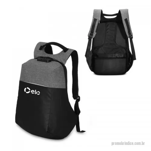 Mochila para notebook personalizada - Mochila Antifurto para Notebook Personalizada